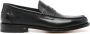 Doucal's pebbled-leather loafers Black - Thumbnail 1