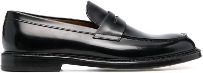 Doucal's penny slot loafers Black