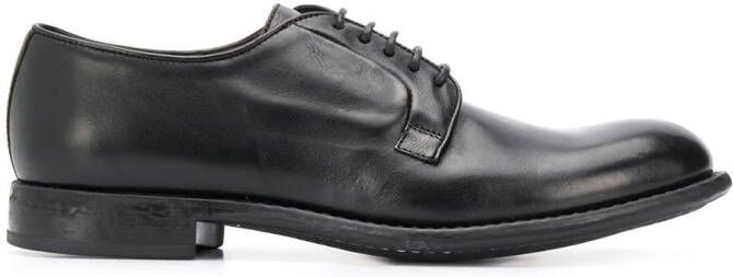 Doucal's polished lace-up shoes Black