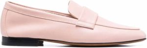 Doucal's slip-on calf leather loafers Pink