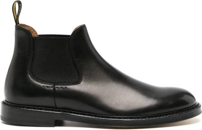 Doucal's slip-on leather ankle boots Black