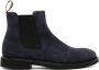 Doucal's slip-on suede ankle boots Blue - Thumbnail 1