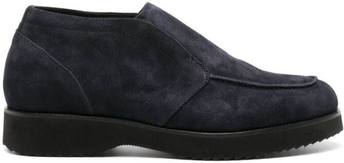 Doucal's slip-on suede boots Blue