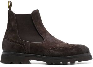 Doucal's suede Chelsea boots Brown