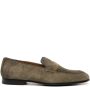 Doucal's suede penny loafers Green - Thumbnail 1