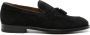 Doucal's tassel-detail calf-suede loafers Black - Thumbnail 1