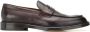 Doucal's tone-on-tone gusset penny loafers Brown - Thumbnail 1