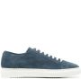 Doucal's two-tone low-top suede sneakers Blue - Thumbnail 1