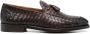 Doucal's woven leather loafers Brown - Thumbnail 1