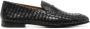 Doucal's woven leather penny loafers Black - Thumbnail 1