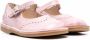 Douuod Kids contrast-stitching leather ballerinas Pink - Thumbnail 1