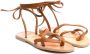Douuod Kids strap detailed sandals Brown - Thumbnail 1