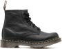 Dr. Martens 101 Virginia leather boots Black - Thumbnail 1