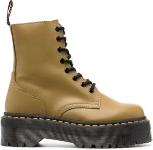 Dr. Martens 1460 Pascal leather ankle boots Green
