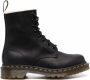 Dr. Martens 1460 Serena faux shearling-lined ankle boots Black - Thumbnail 1