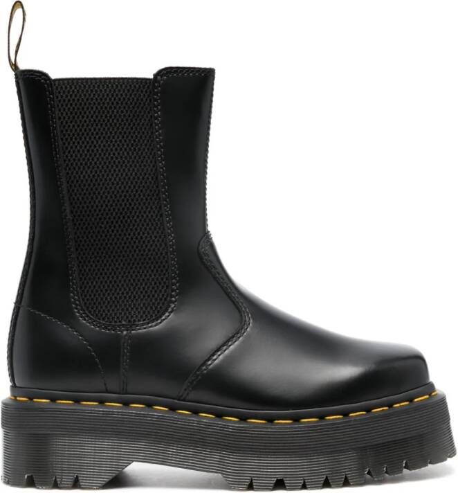 Dr. Martens 2976 platform leather Chelsea boots Black