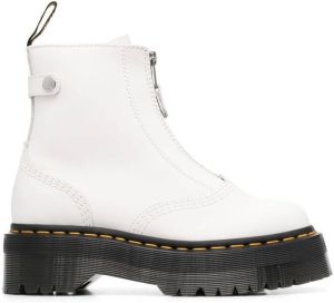 Dr. Martens 45mm zip-front chunky boots White