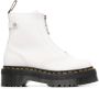 Dr. Martens 45mm zip-front chunky boots White - Thumbnail 1