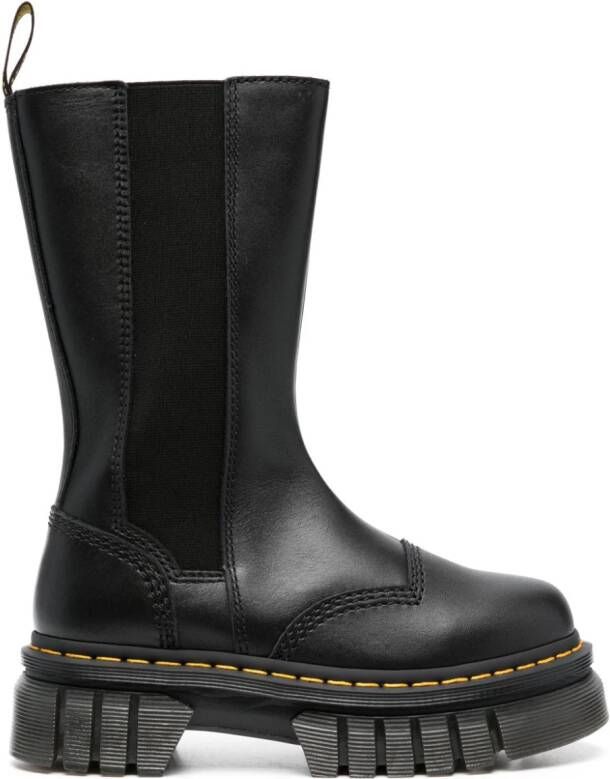 Dr. Martens Audrick Tall nappa leather boots Black