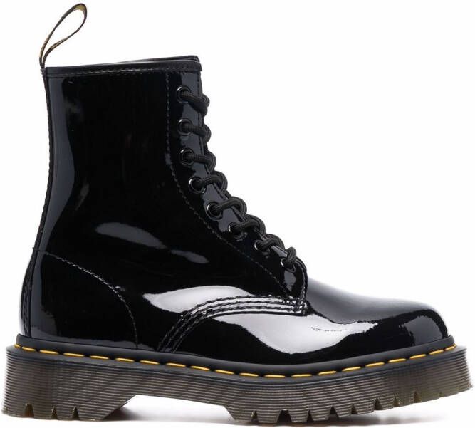 Dr. Martens Bex patent-leather ankle boots Black