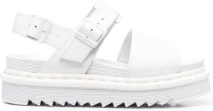 Dr. Martens buckle slingback-strap sandals White