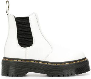 Dr. Martens elasticated side-panel boots White