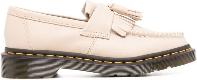 Dr. Martens fringe-detail leather loafers Neutrals