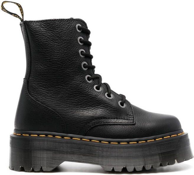 Dr. Martens Jadon III Pisa-leather platform boots Black