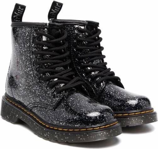 Dr. Martens Kids 1460 glitter boots Black