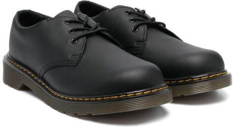 Dr. Martens Kids 1461 leather Derby shoes Black