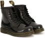 Dr. Martens Kids lace up wellie boots Black - Thumbnail 1