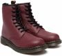 Dr. Martens Kids TEEN classic lace-up boots Red - Thumbnail 1