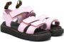 Dr. Martens Kids touch-strap leather sandals Pink - Thumbnail 1