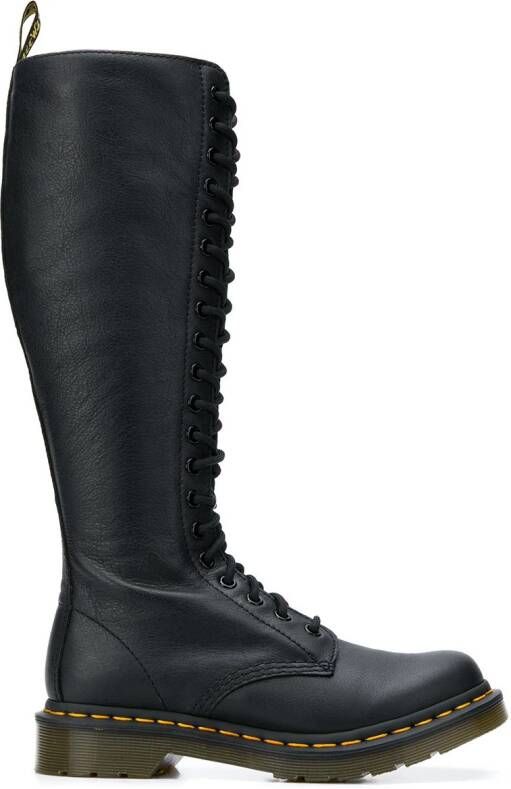 Dr. Martens lace-up combat boots Black