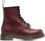 Dr. Martens lace-up leather boots Red - Thumbnail 1