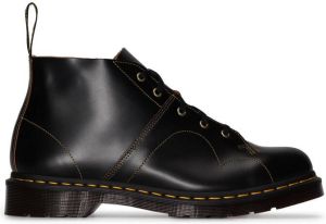 Dr. Martens leather lace-up booties Black