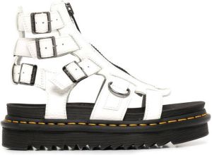 Dr. Martens Olson zipped leather sandals White