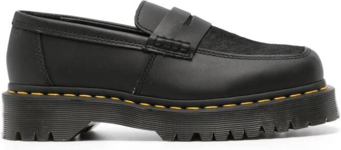 Dr. Martens Penton Bex Quilon slip-on leather loafers Black