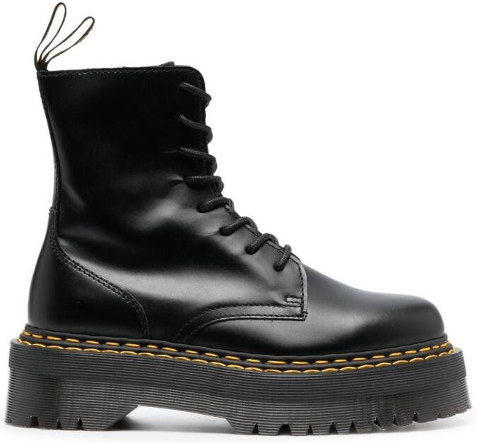Dr. Martens platform-sole lace-up boots Black