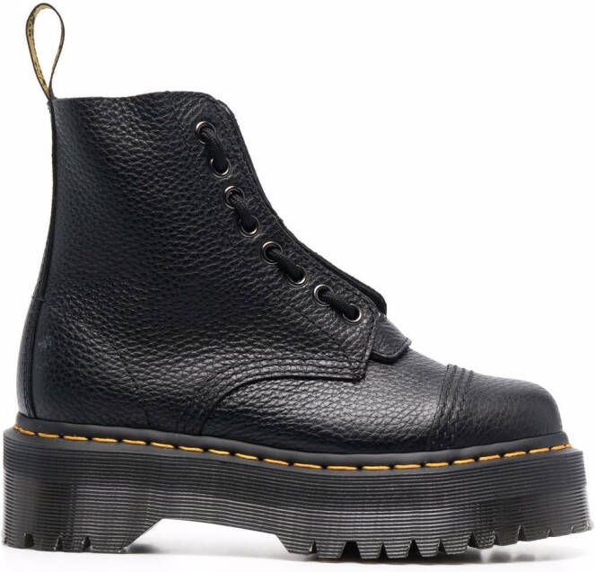 Dr. Martens Sinclair leather platform boots Black