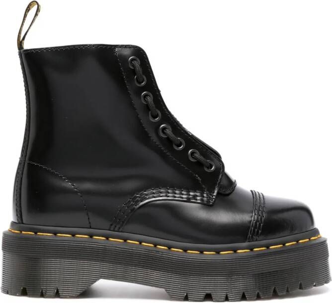 Dr. Martens Sinclair zip-up leather boots Black
