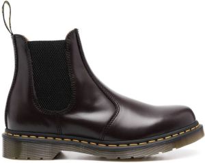 Dr. Martens slip-on leather boots Red