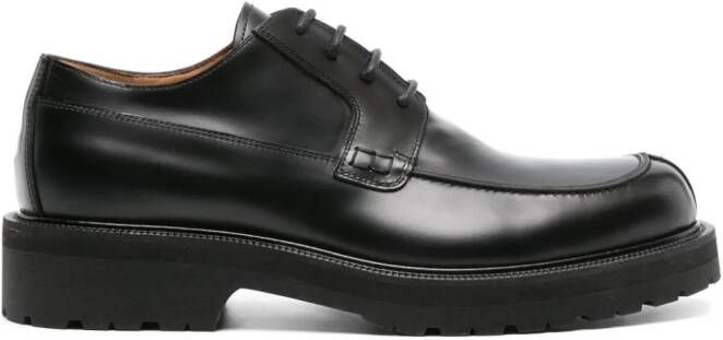 DRIES VAN NOTEN leather derby shoes Black
