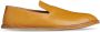 DRIES VAN NOTEN round-toe leather loafers Orange - Thumbnail 1