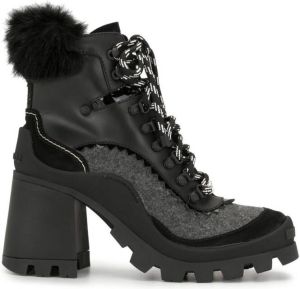 Dsquared2 85mm hiker-style boots Black