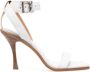 Dsquared2 95mm ankle strap-fastening sandals White - Thumbnail 1