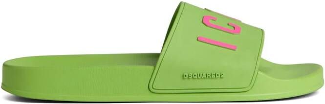 Dsquared2 Be Icon slides Green