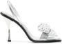 Dsquared2 bow-detail sqaure-toe sandals Silver - Thumbnail 1