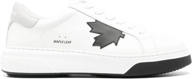 Dsquared2 Bumper leather sneakers White