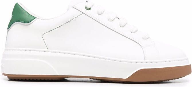 Dsquared2 Bumper leather sneakers White